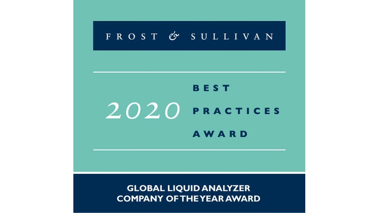 Logo del Premio a la Empresa Internacional del Año de Frost & Sullivan