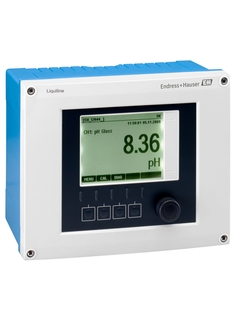 LiquilineCM442 es un transmisor de última generación para medir parámetros como el pH, redox, conductividad, oxígeno, etc.
