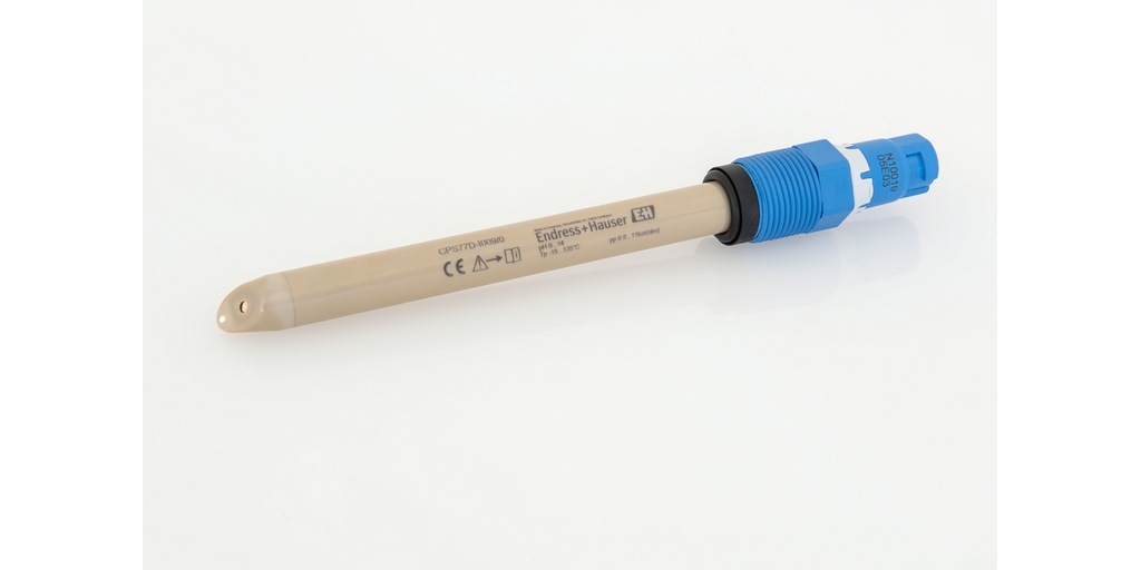 MemosensCPS77D: Sensor digital ISFET irrompible para mediciones de pH en aplicaciones higiénicas.
