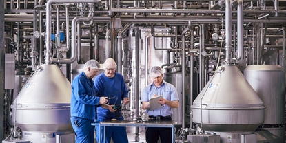 Servicios de calibración fiables en Milchwerke Schwaben