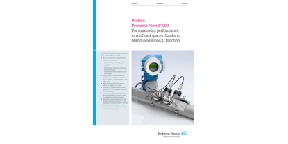 Portada del catálogo de innovación - ProlineProsonicFlow P 500