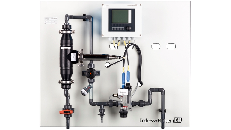 Sistemas fiables de monitorización de agua de procesos de Endress+Hauser