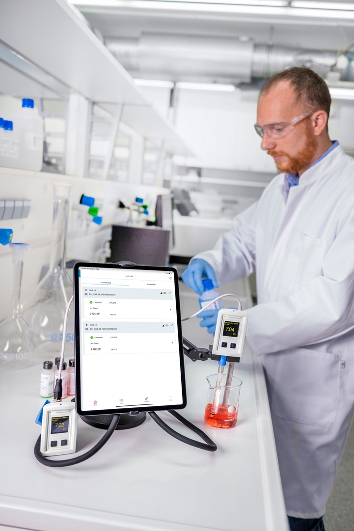 Examen de las muestras en el laboratorio